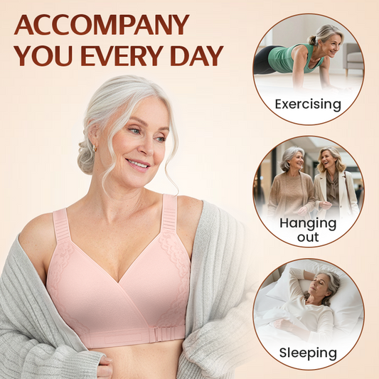 PACK OF 3 Ultimate Comfort Front -Wrap Bra