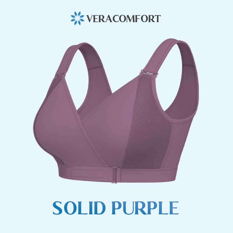 Pack of 3 Front-Wrap & Straps Adaptive Comfort Bra