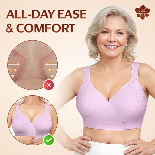 PACK OF 3  Ultimate Comfort Front -Wrap Bra