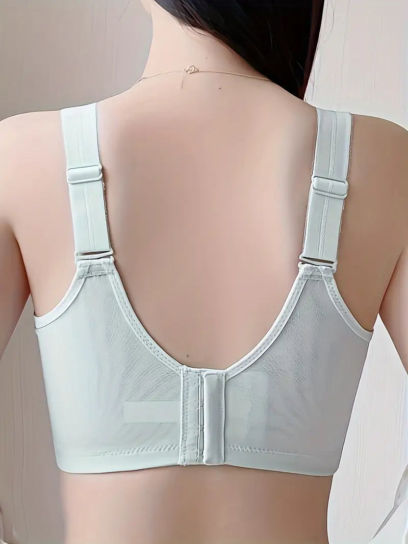 Women's Wireless Full Coverage Lace Bra
