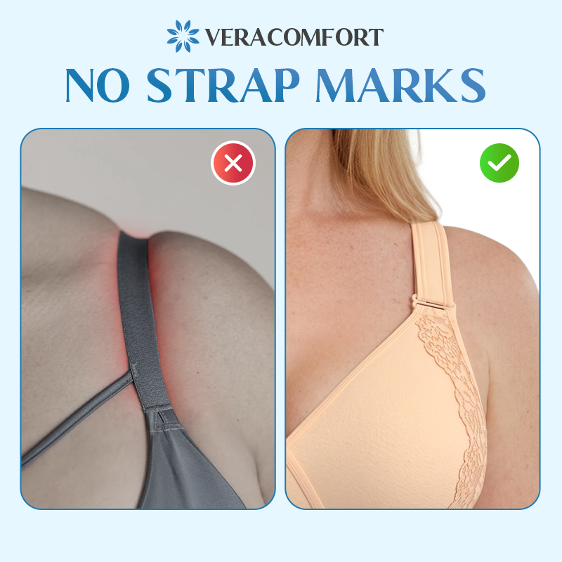 Pack of 3 Front-Wrap & Straps Adaptive Comfort Bra
