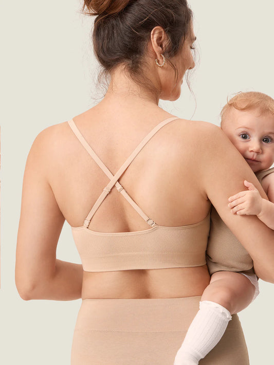 PACK OF 3 Ribbed Scoop Nursing Bralette