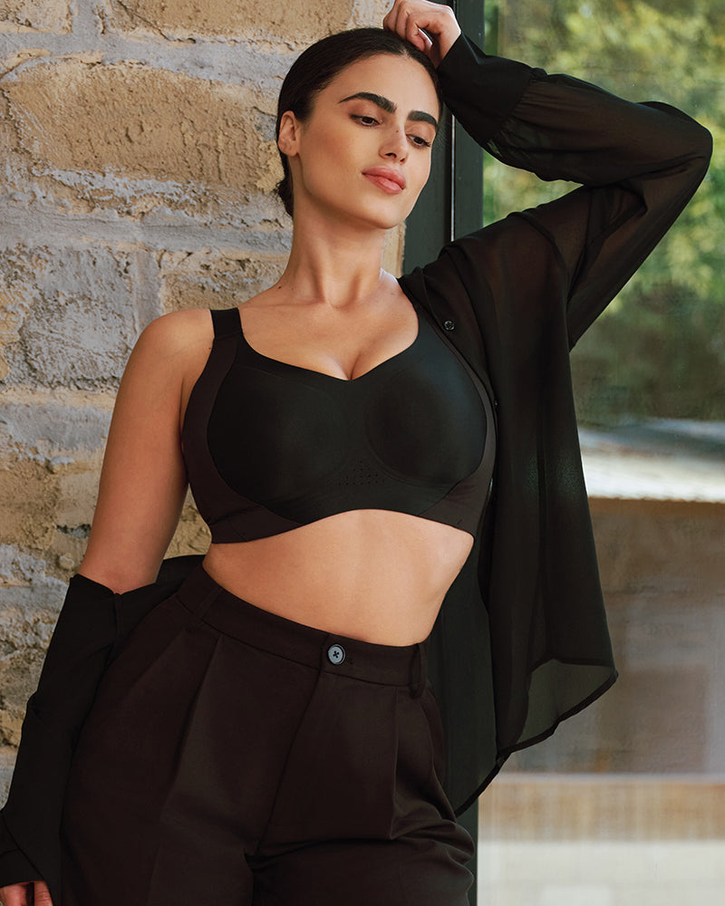 Pack of 3 bra Invisible Wide-Band Wireless Support Bra