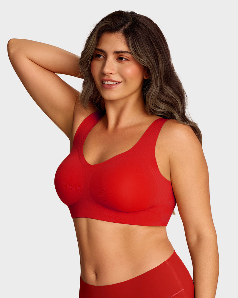 Pack of 3 Lifting Wire-Free Antibacterial Jelly Bra