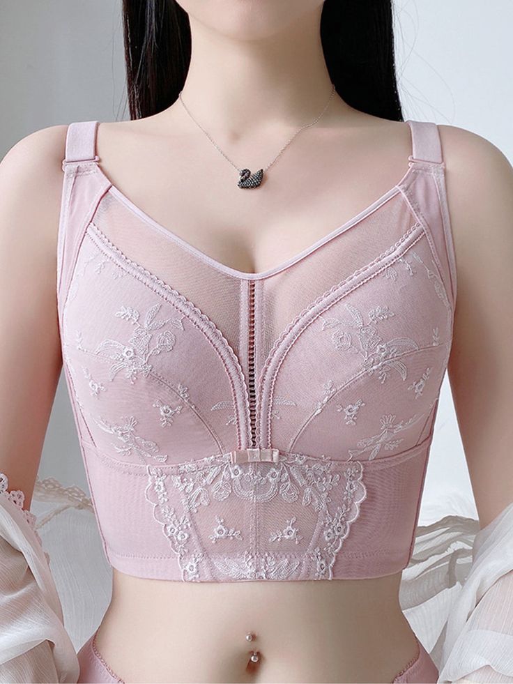 Pack of 3 Adjustable Side Bulge Control Longline Bra