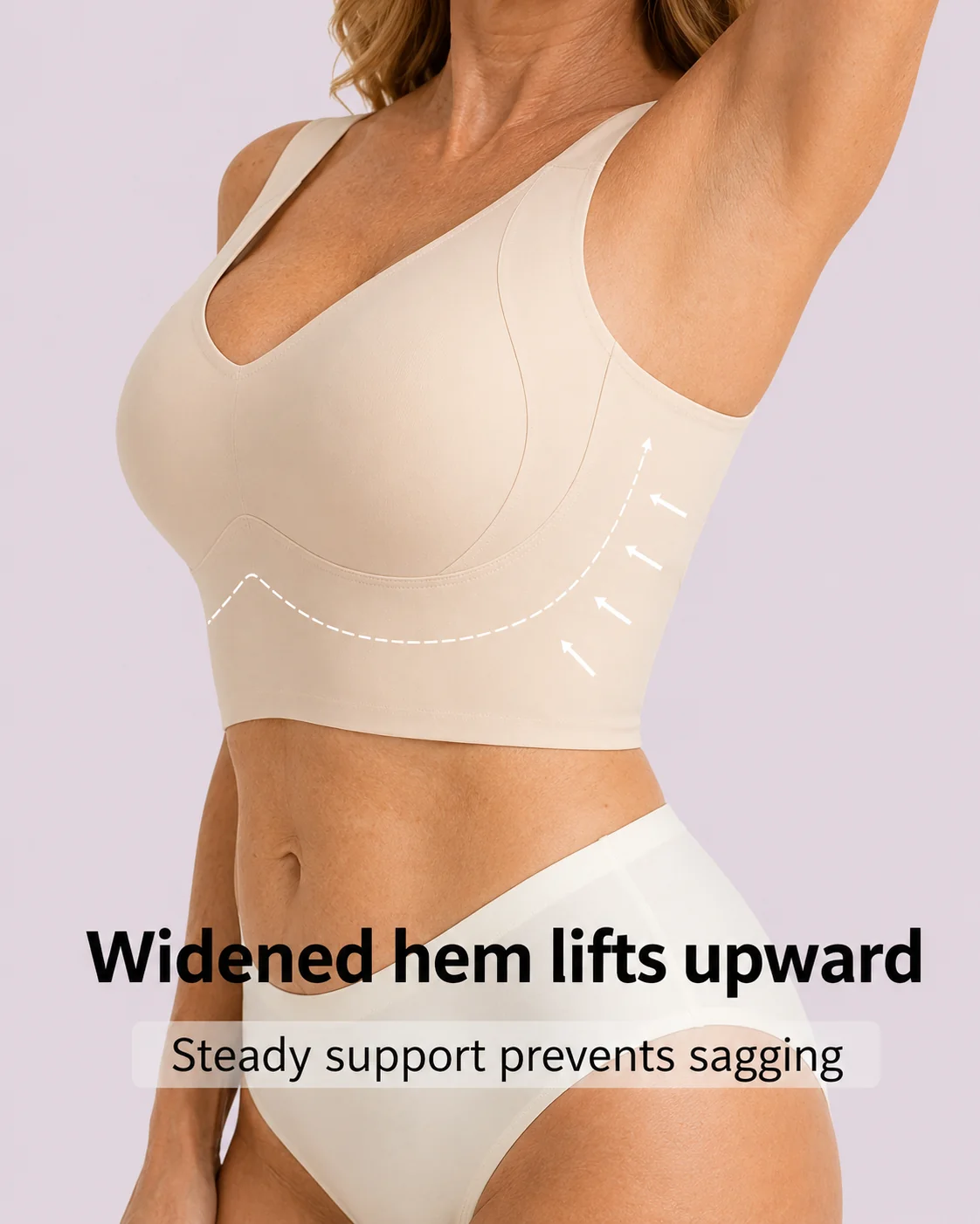 Pack of 3 - Wireless Push Up Seamless Full Coverage Bra