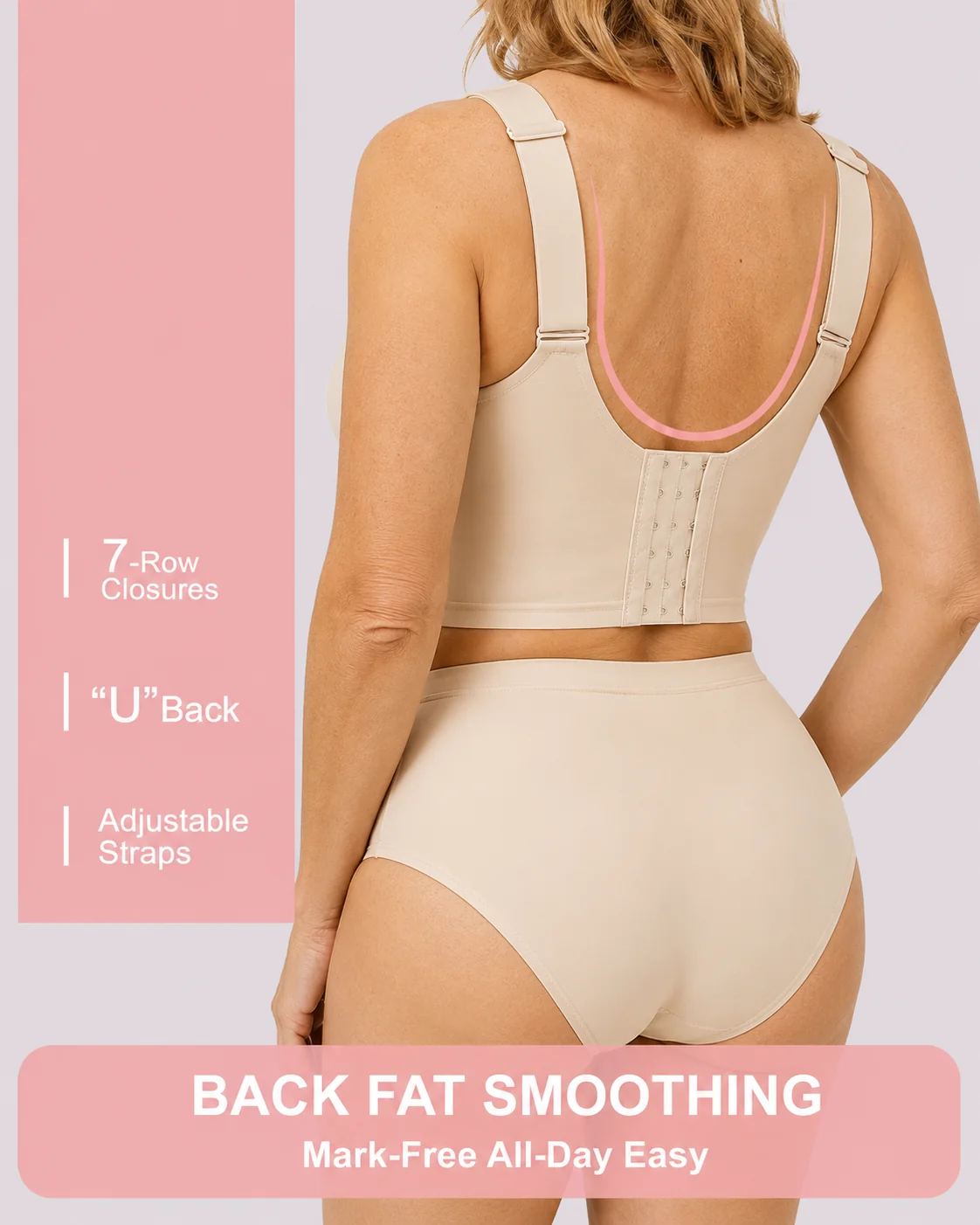 Pack of 3 - Wireless Push Up Seamless Full Coverage Bra