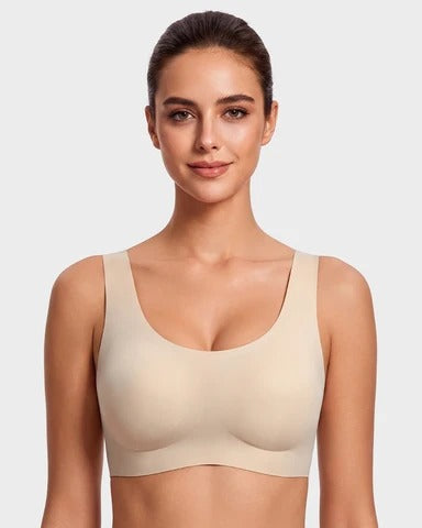 Pack of 3 - Seamless Wireless Full-Coverage T-Shirt Bra