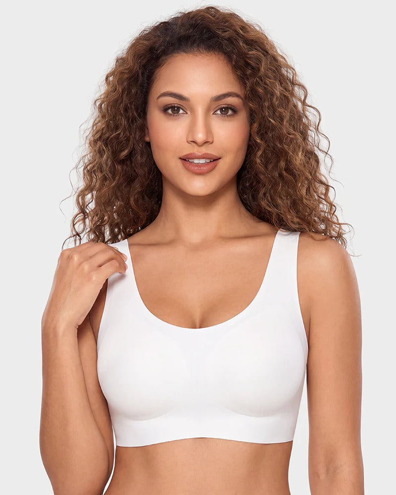 Pack of 3 - Seamless Wireless Full-Coverage T-Shirt Bra