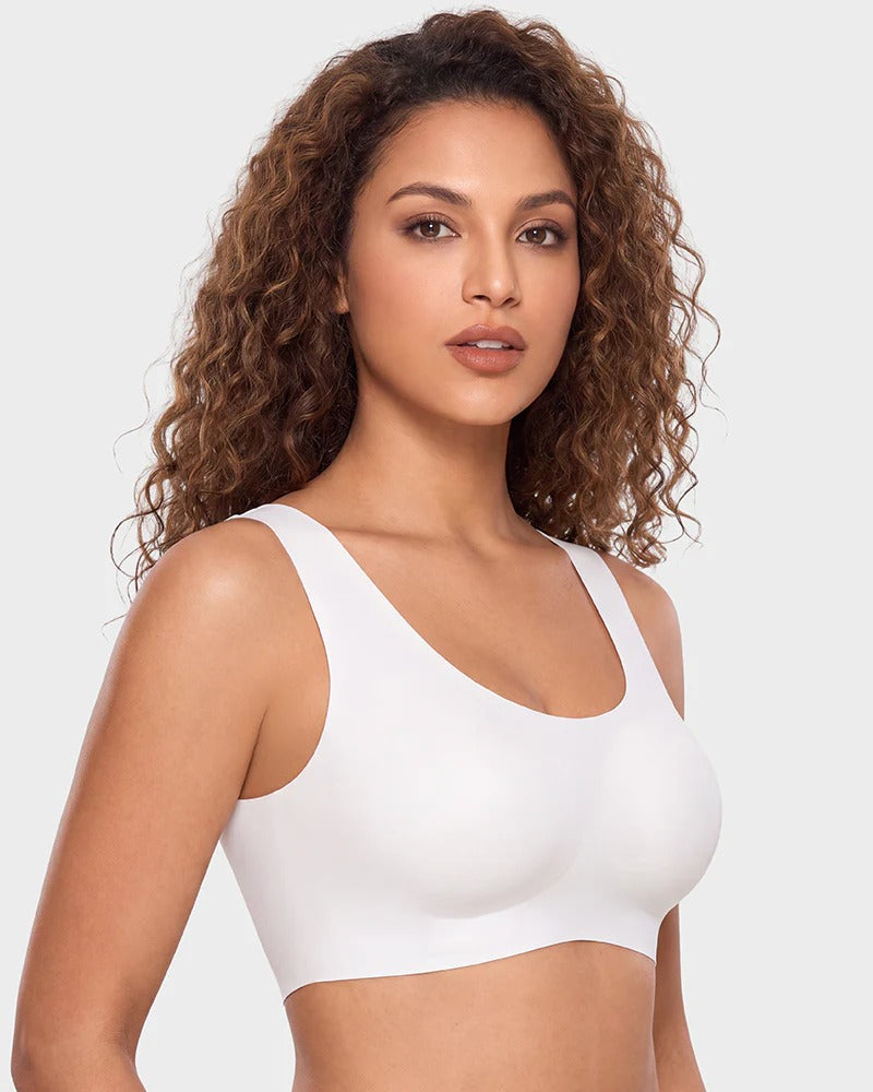 Pack of 3 - Seamless Wireless Full-Coverage T-Shirt Bra