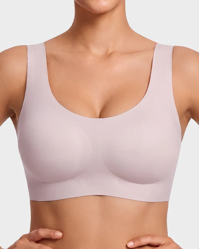 Pack of 3 - Seamless Wireless Full-Coverage T-Shirt Bra